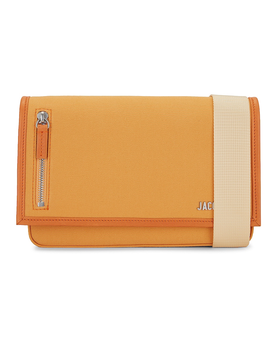 Image 1 of JACQUEMUS Le Messageru Bag in Light Orange