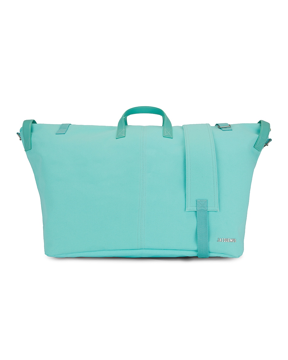 Image 1 of JACQUEMUS Le Sac A Linge Bag in Light Turquoise