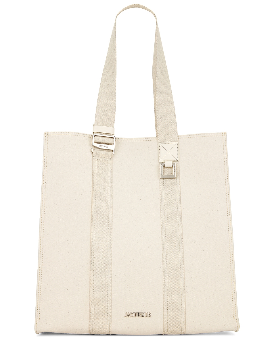 Image 1 of JACQUEMUS Le Cabas Cuerda in Off White