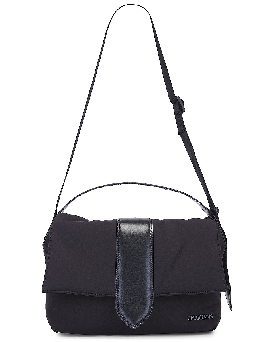 Image 1 of JACQUEMUS Le Messenger Bambino in Black