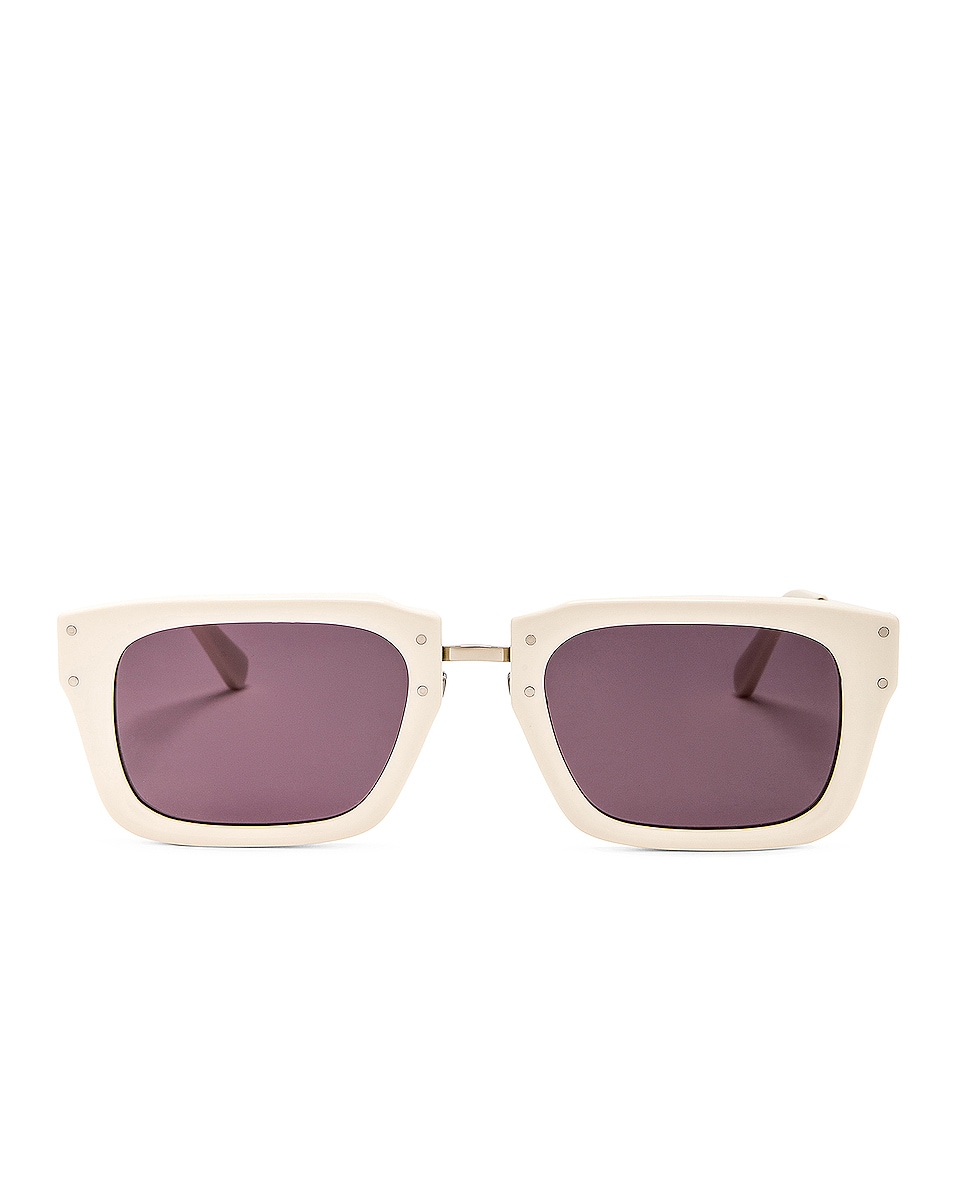 Image 1 of JACQUEMUS Les Lunettes Soli in Off-White