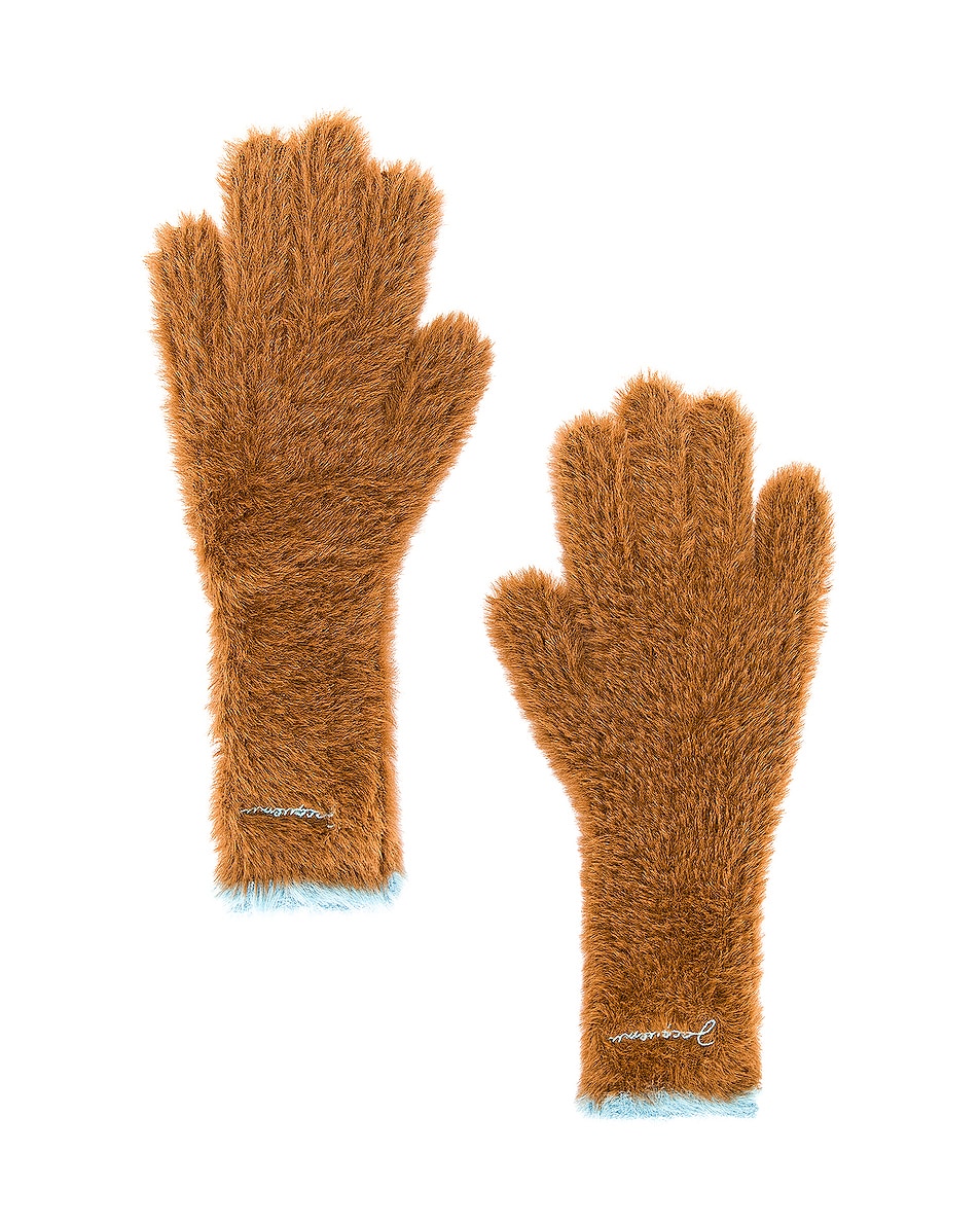 Image 1 of JACQUEMUS Les Gants Neve in Brown