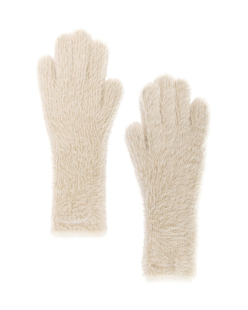 Image 1 of JACQUEMUS Les Gants Neve in Off-White