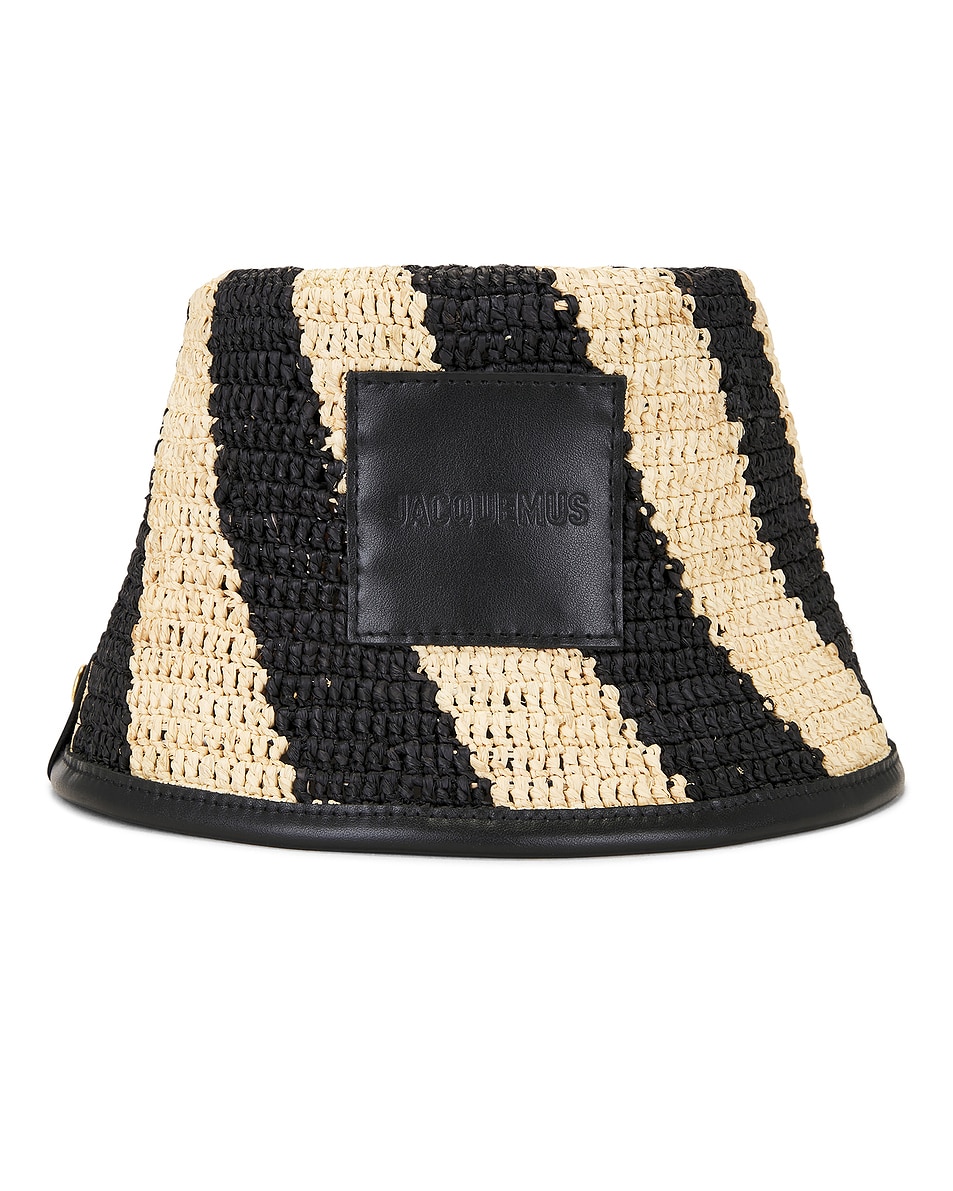 Image 1 of JACQUEMUS Le Bob Soli in Natural & Black