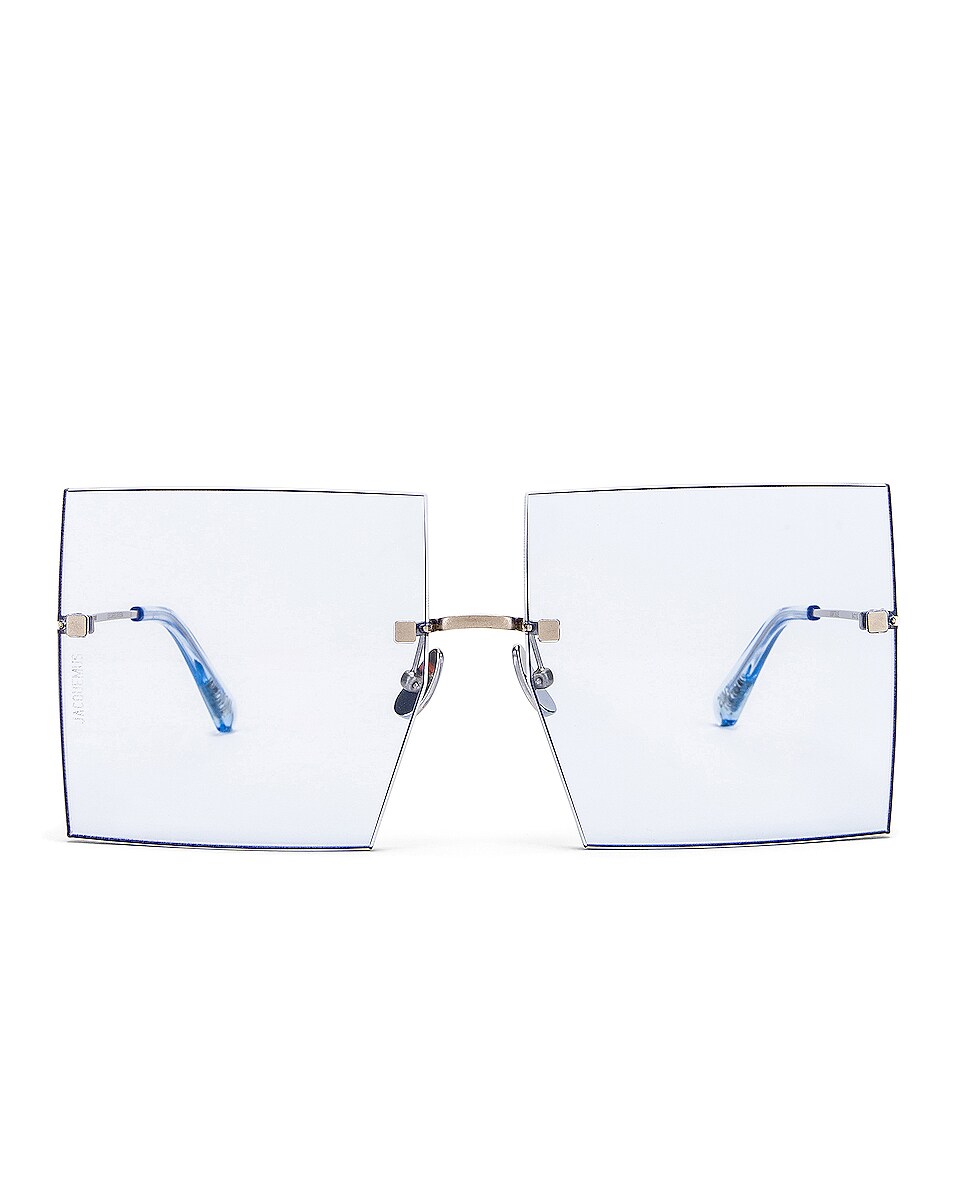 Image 1 of JACQUEMUS Riviera Sunglasses in Light Blue