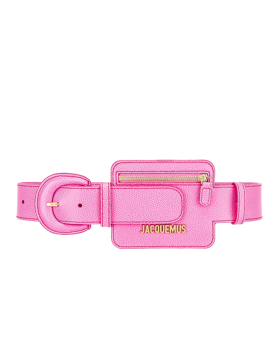 Image 1 of JACQUEMUS Wallet Belt in Pink
