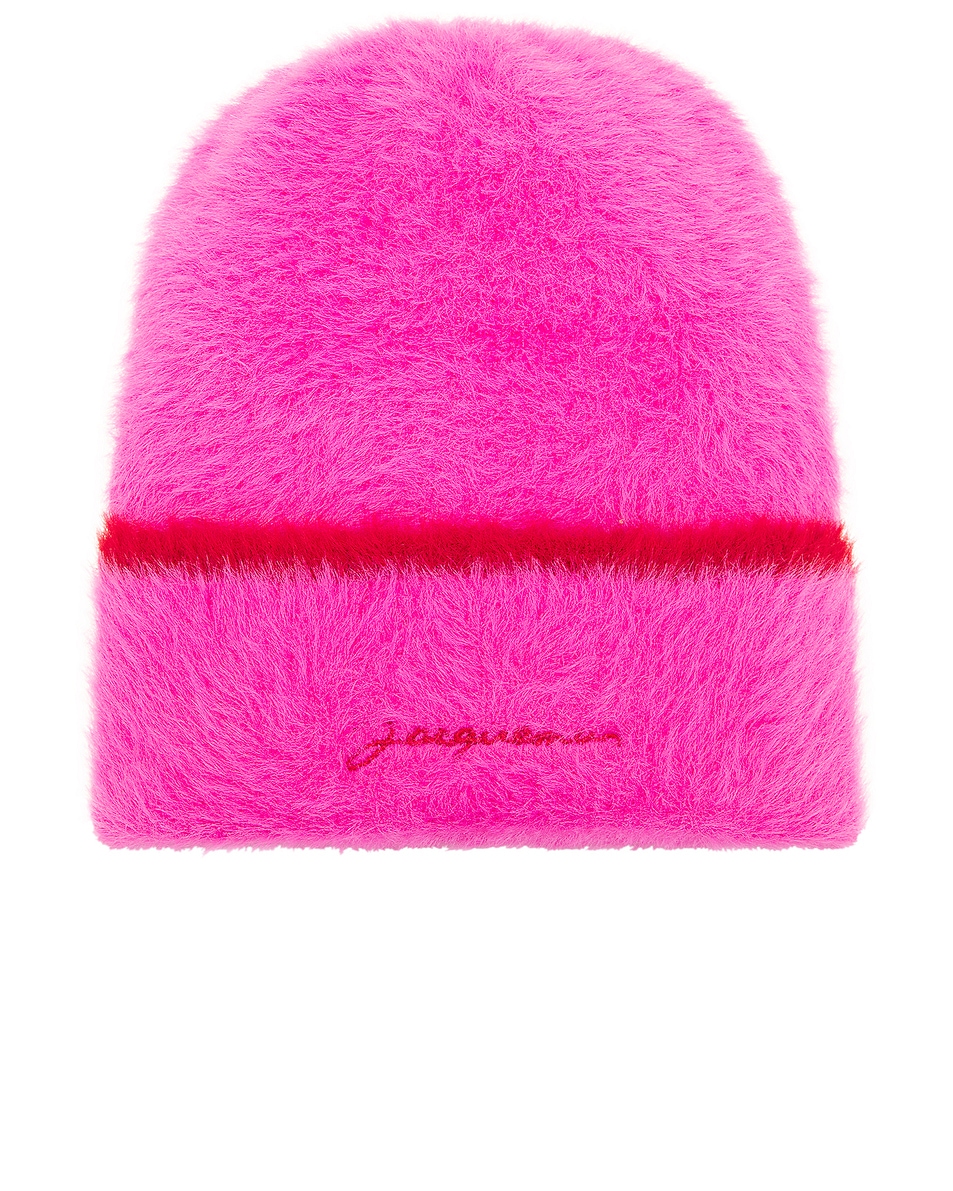 Image 1 of JACQUEMUS Le Bonnet Neve in Pink