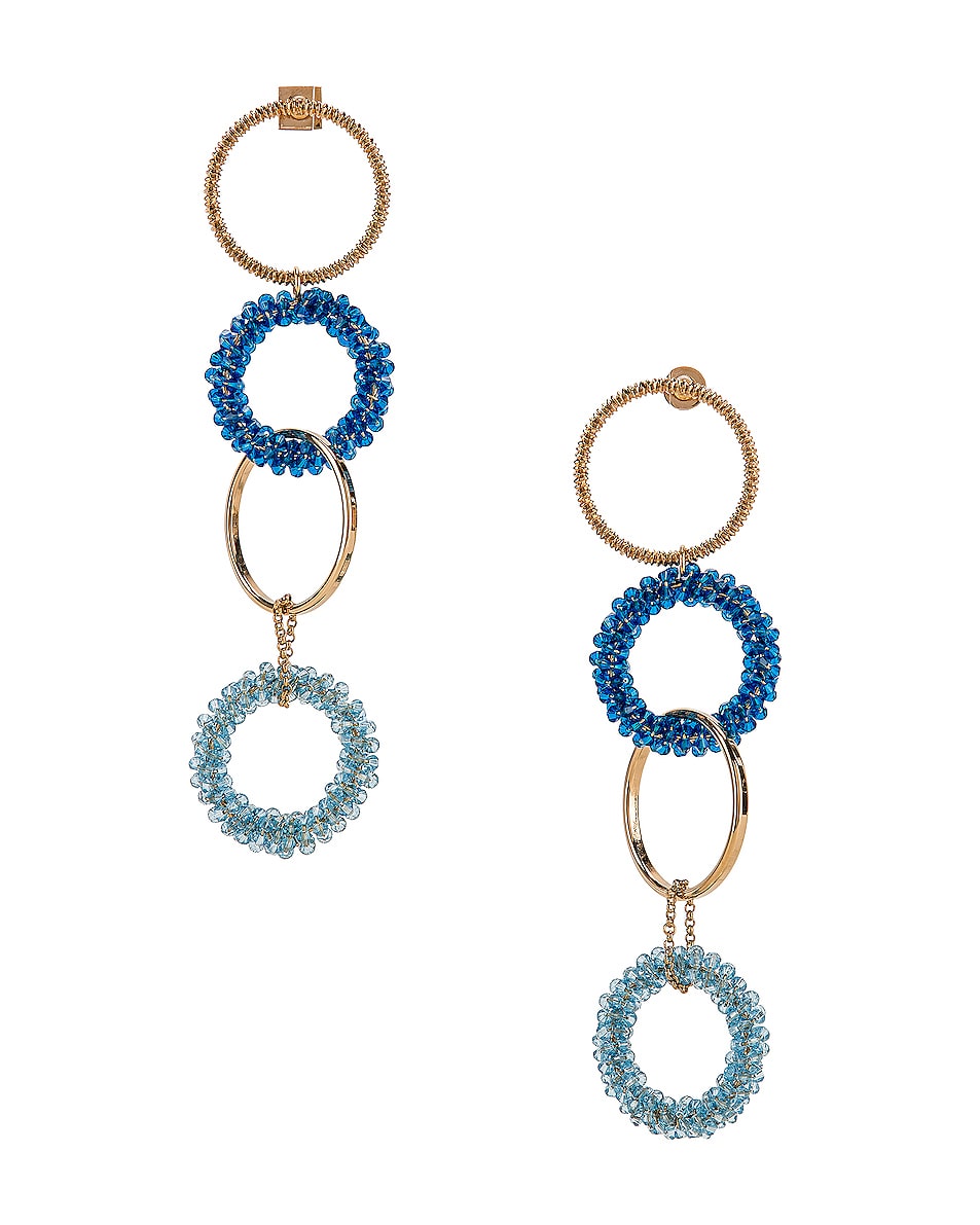Image 1 of JACQUEMUS Riviera Earrings in Blue