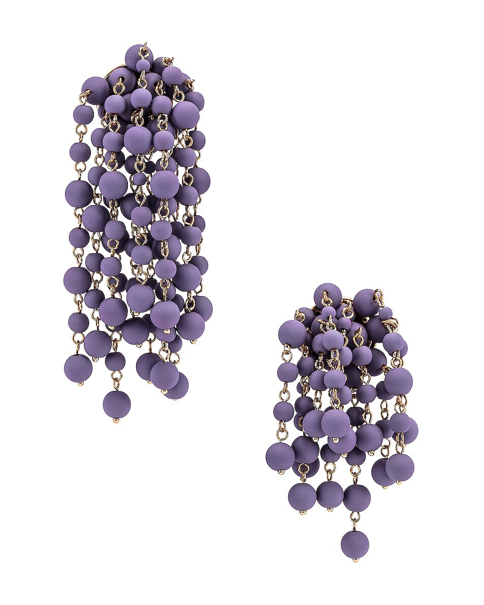 Image 1 of JACQUEMUS Les Mimosas Earrings in Lavender