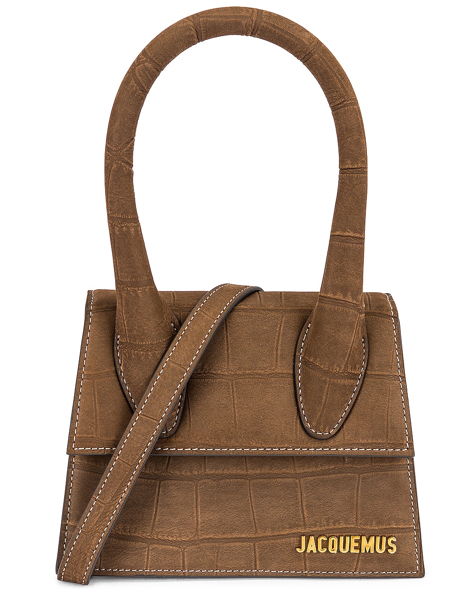 jacquemus beige le chiquito nœud bag