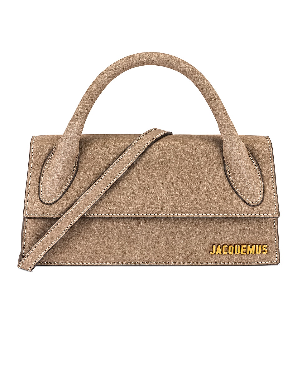 Image 1 of JACQUEMUS Le Chiquito Long Bag in Grey