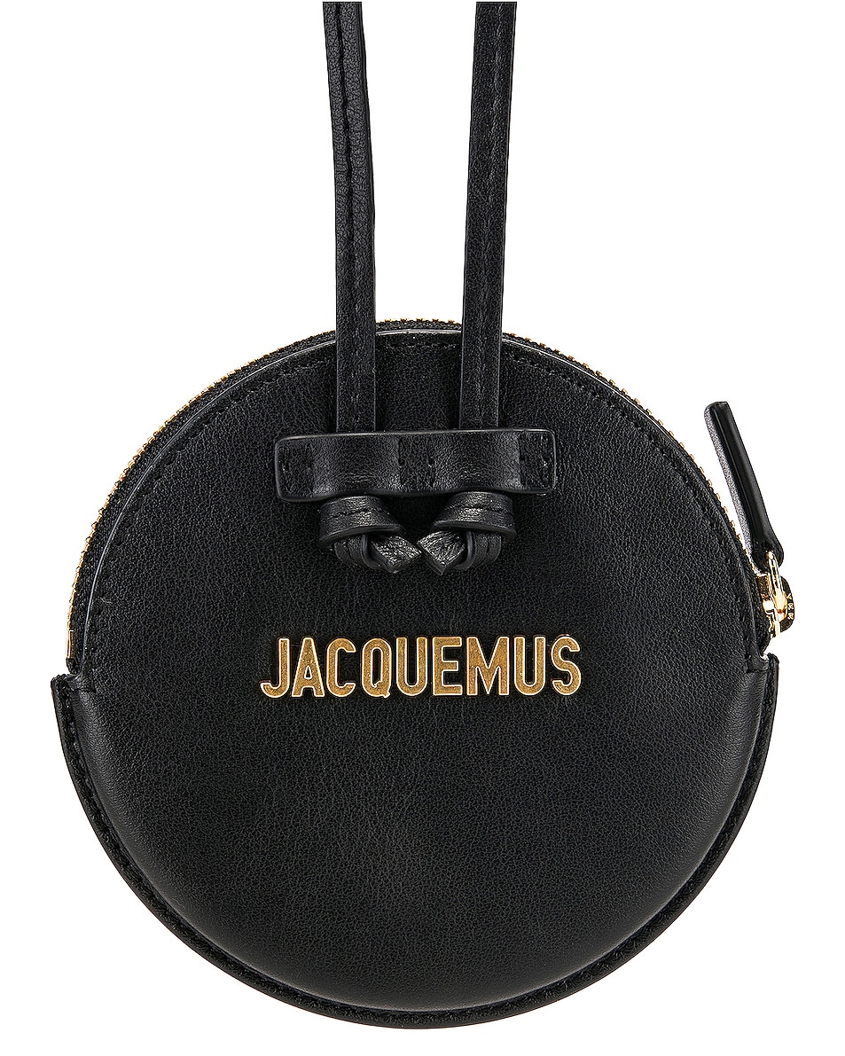 Image 1 of JACQUEMUS Pouch in Black Leather