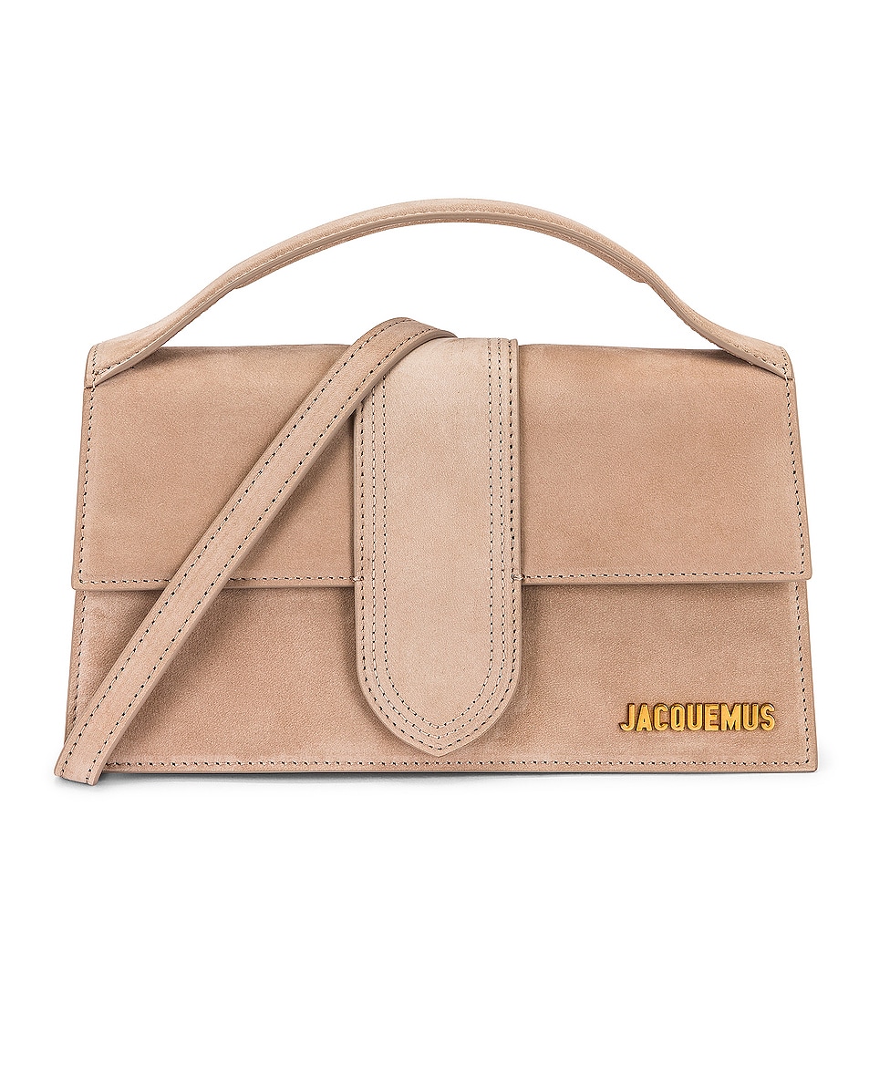 JACQUEMUS Le Grand Bambino Bag in Dark Beige | FWRD