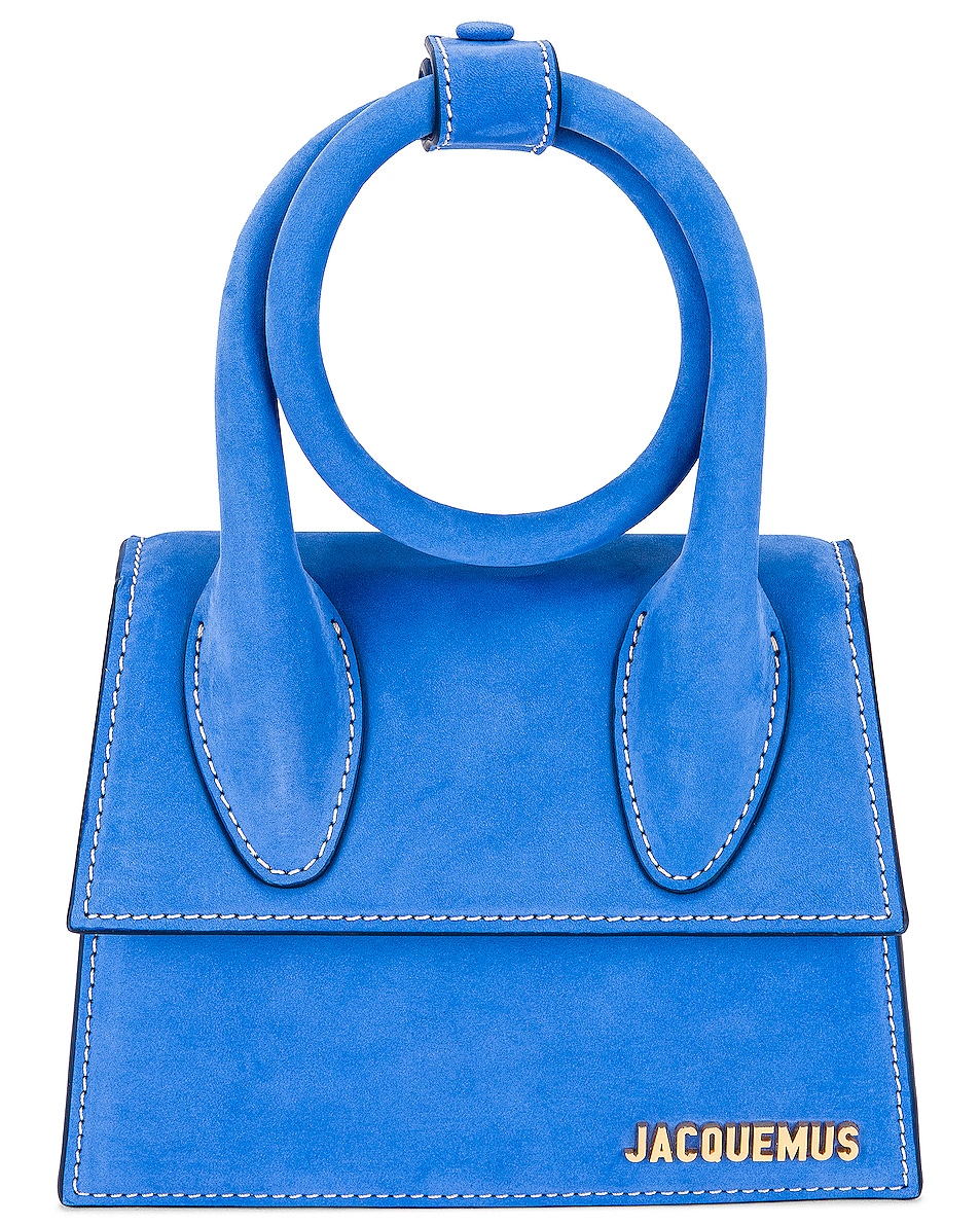 Image 1 of JACQUEMUS Le Chiquito Noeud Bag in Blue