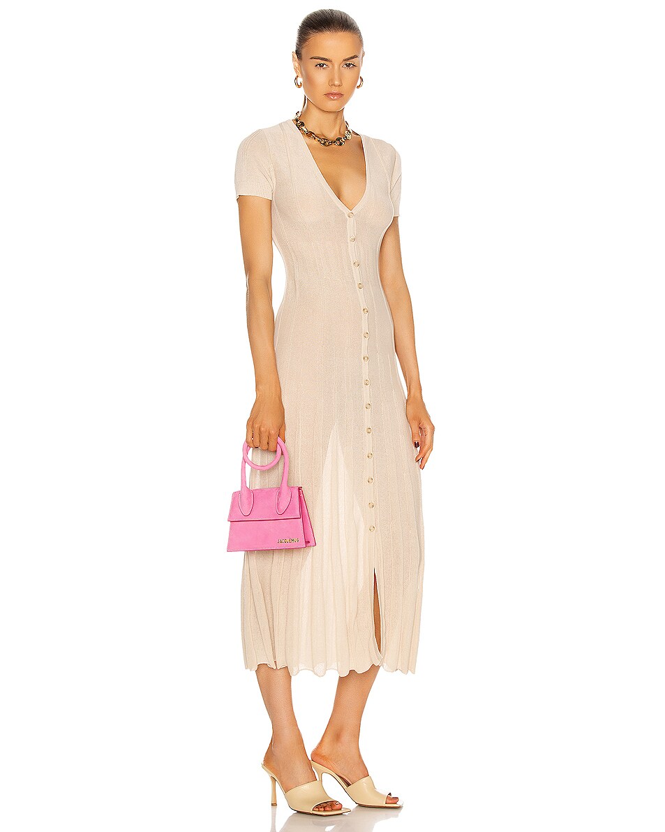 jacquemus pink le chiquito noeud bag