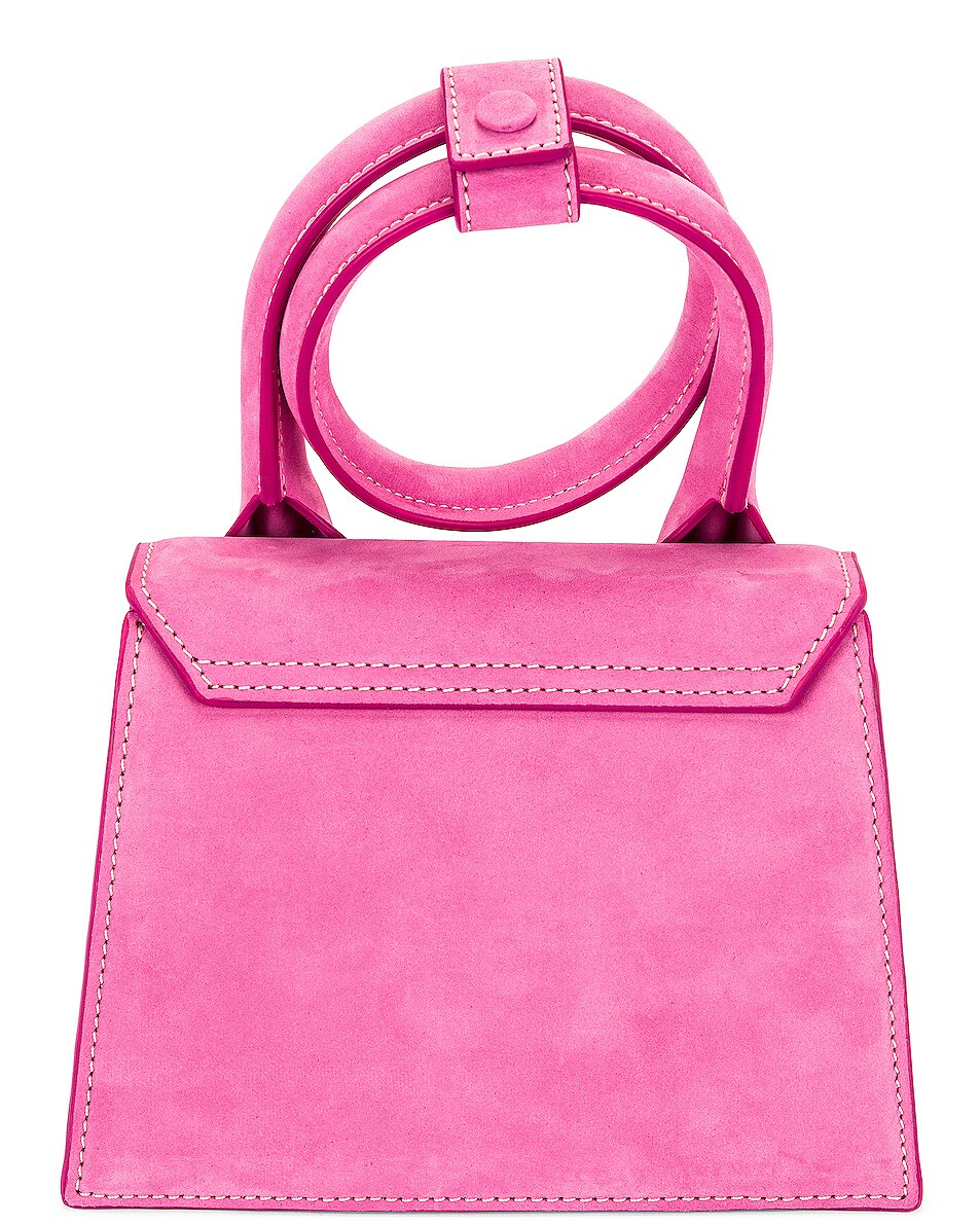 jacquemus pink le chiquito noeud bag