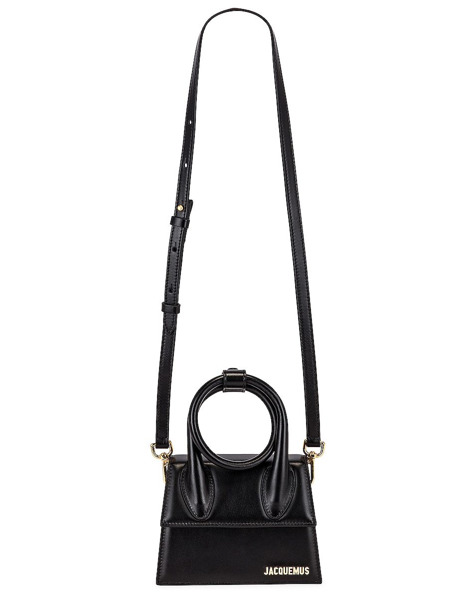 Image 1 of JACQUEMUS Le Chiquito Noeud Bag in Black