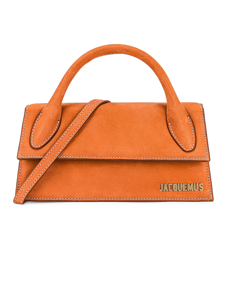 Image 1 of JACQUEMUS Le Chiquito Long Bag in Dark Orange