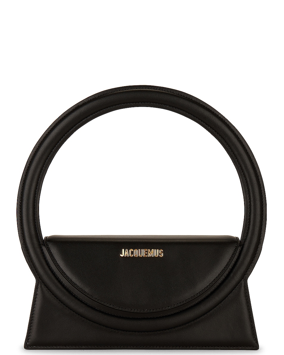 Image 1 of JACQUEMUS Le Sac Rond Bag in Black