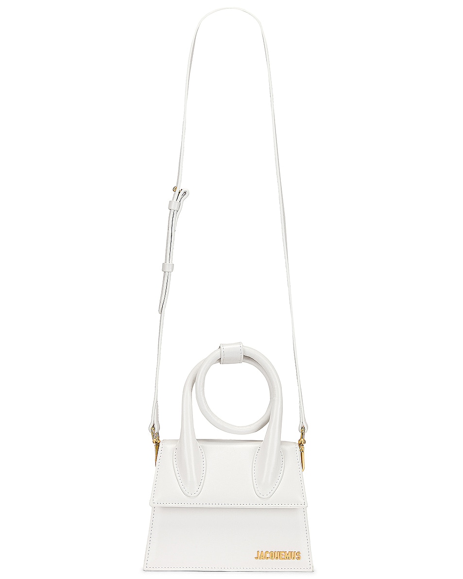 Image 1 of JACQUEMUS Le Chiquito Noeud Bag in White