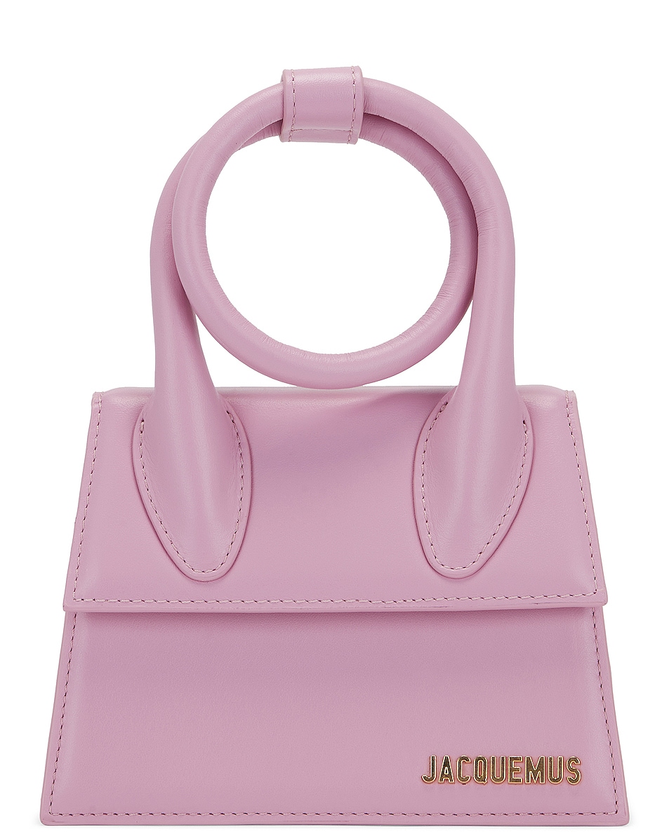 Image 1 of JACQUEMUS Le Chiquito Noeud Bag in Light Pink