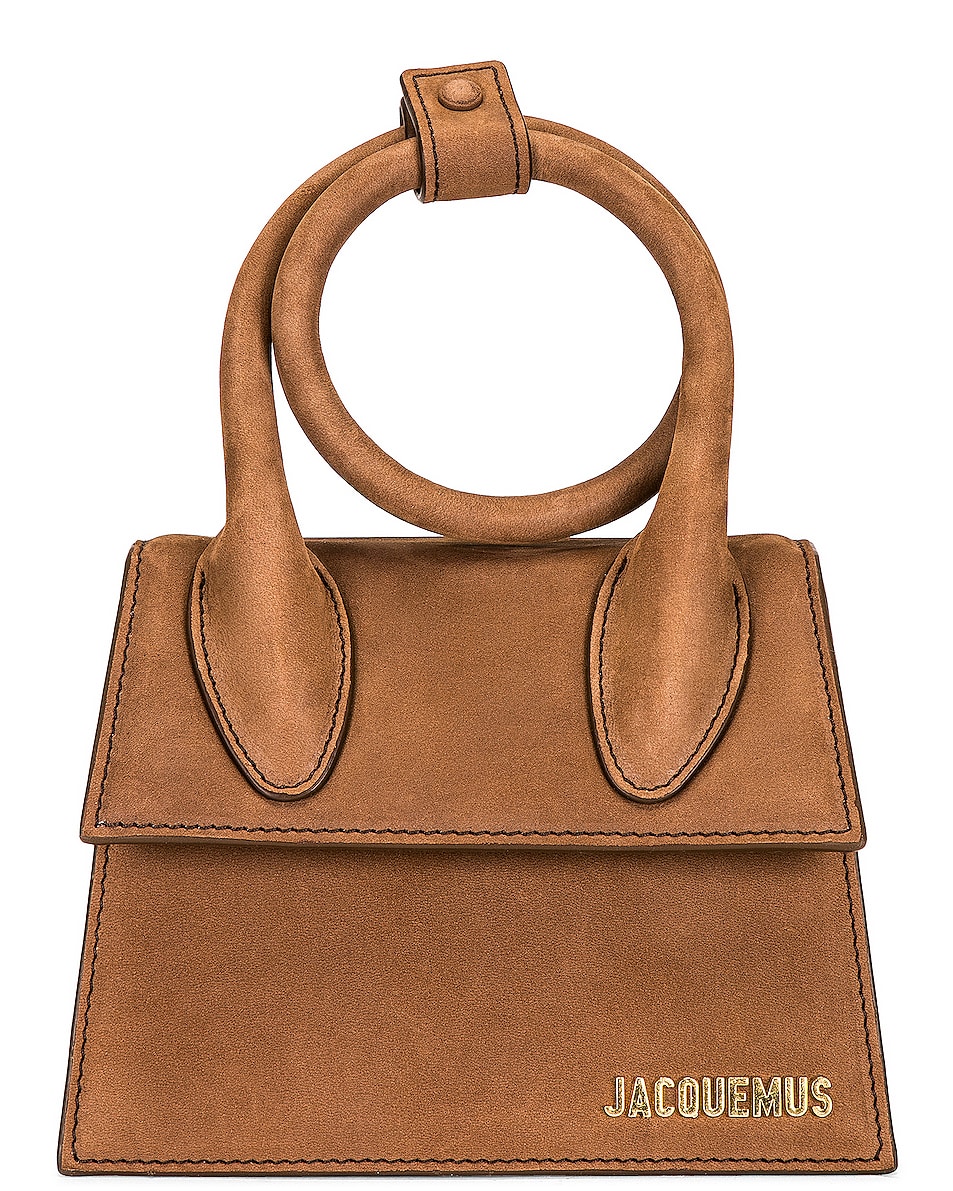 Image 1 of JACQUEMUS Le Chiquito Noeud Bag in Brown