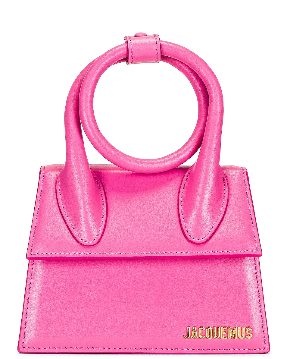 Image 1 of JACQUEMUS Le Chiquito Noeud Bag in Pink