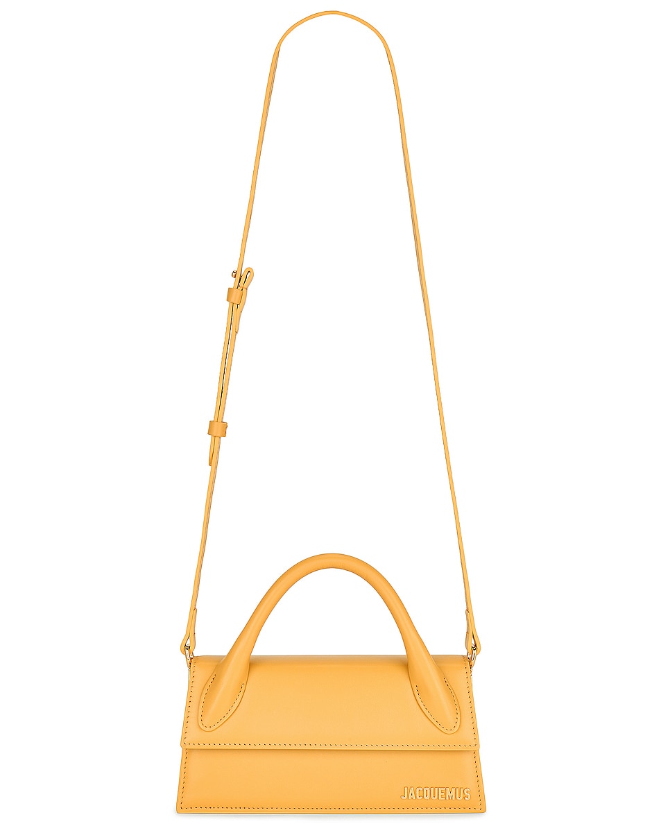 Image 1 of JACQUEMUS Le Chiquito Long Bag in Dark Yellow