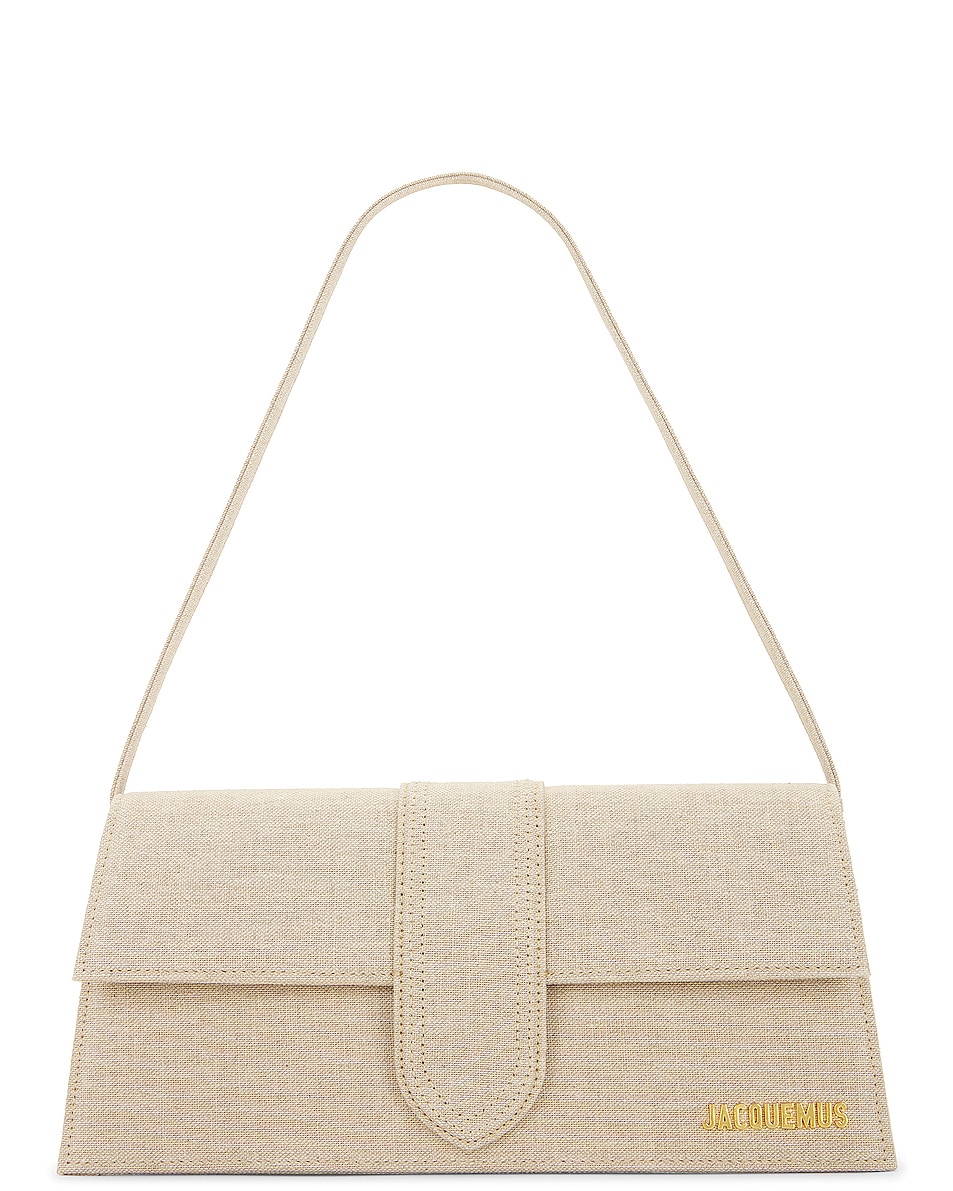 Image 1 of JACQUEMUS Le Bambino Long Bag in Light Greige