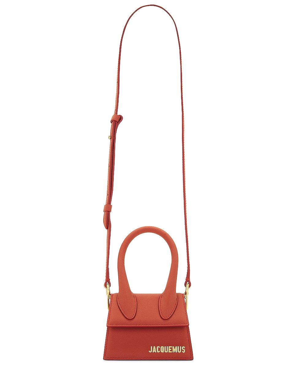 Image 1 of JACQUEMUS Le Chiquito Bag in Dark Red