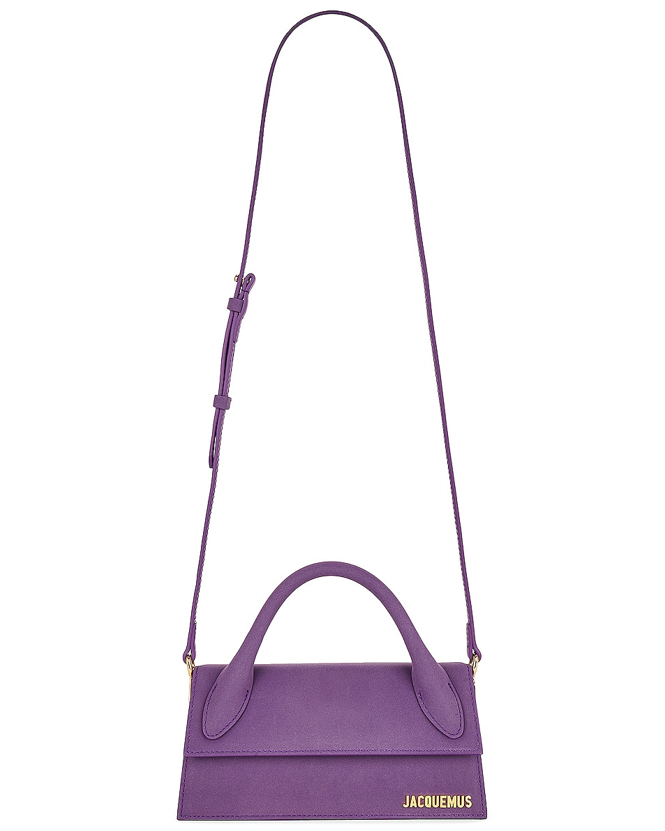 Image 1 of JACQUEMUS Le Chiquito Long Bag in Purple