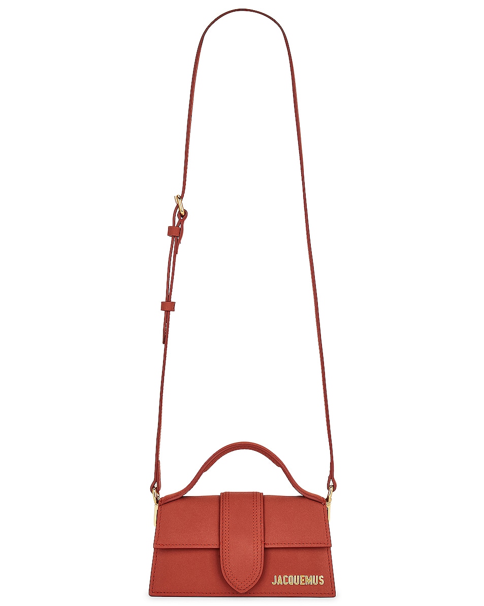 Image 1 of JACQUEMUS Le Bambino Bag in Dark Red