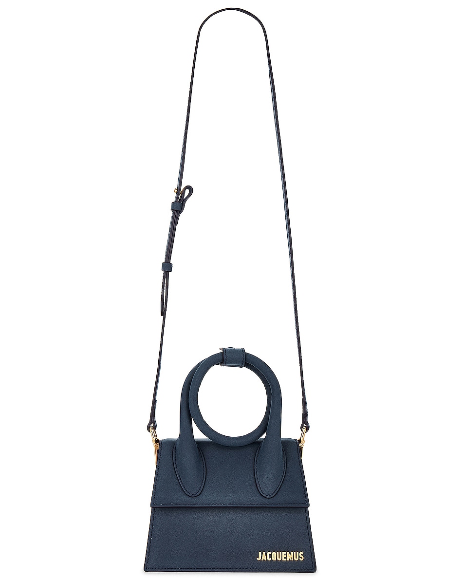 Image 1 of JACQUEMUS Le Chiquito Noeud Bag in Dark Navy