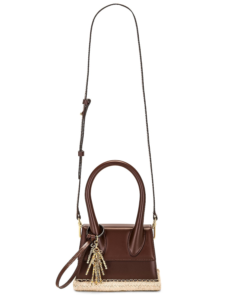 Image 1 of JACQUEMUS Le Chiquito Moyen Cordao Bag in Brown