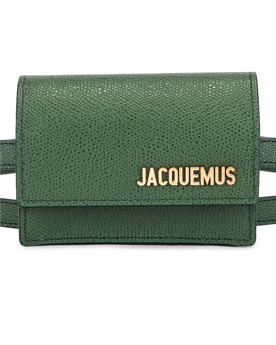 Image 1 of JACQUEMUS Bello Belt Bag in Dark Green