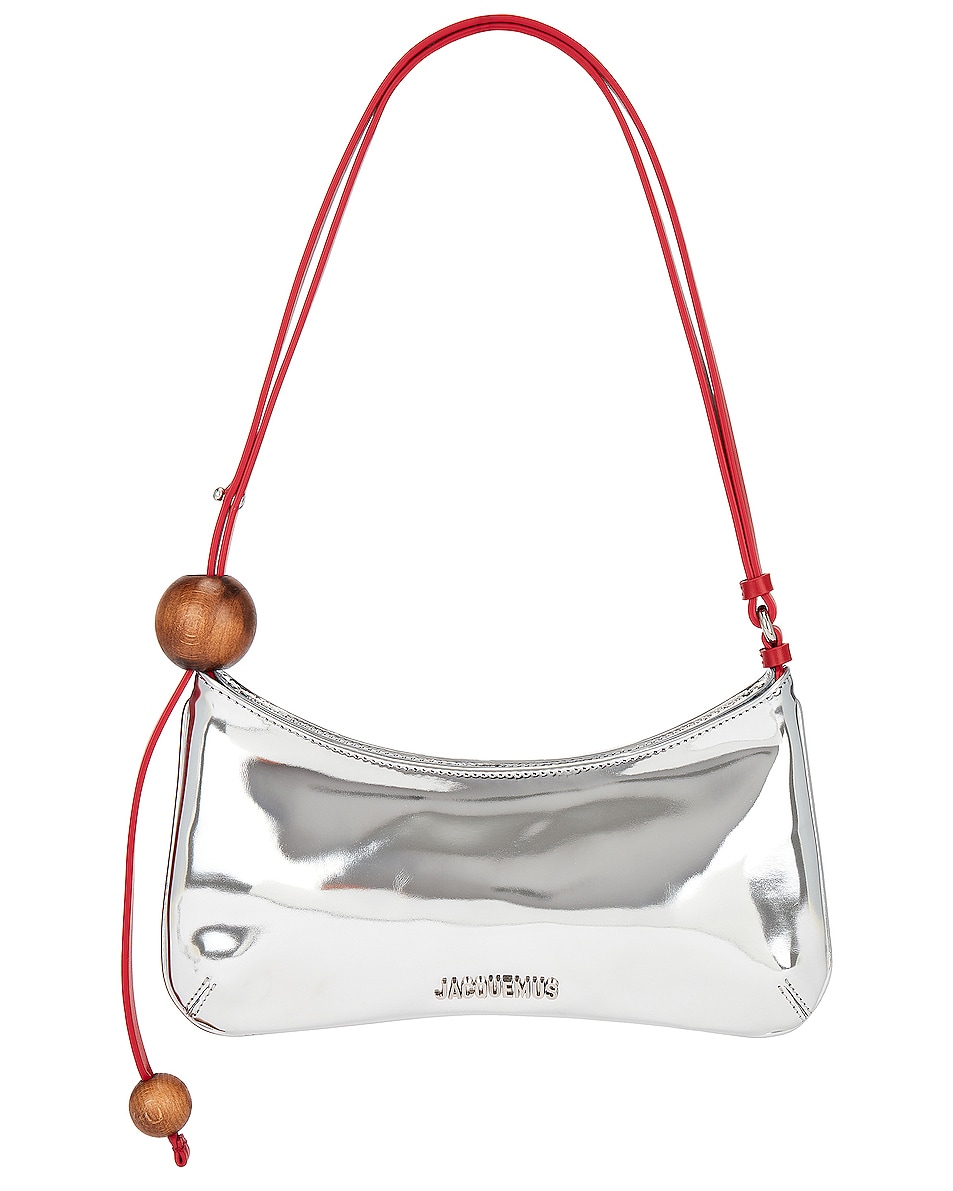 Image 1 of JACQUEMUS Le Bisou Perle Bag in Silver