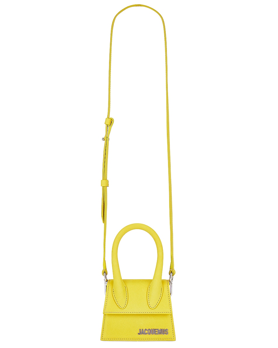 Image 1 of JACQUEMUS Le Chiquito Bag in Neon Yellow