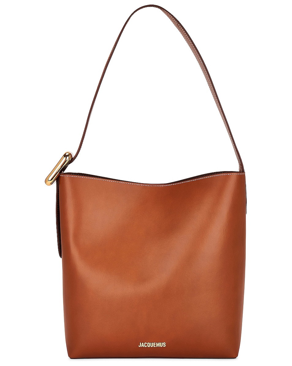 Image 1 of JACQUEMUS Le Regalo Bag in Light Brown 2