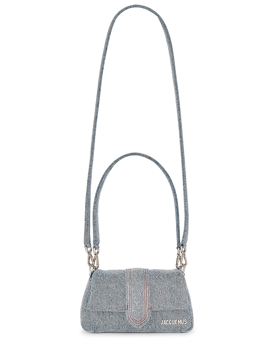 Image 1 of JACQUEMUS Le Petit Bambimou Denim Bag in Blue