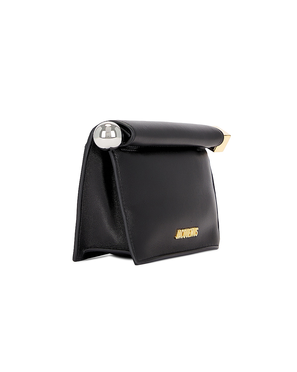 Image 4 of JACQUEMUS La Petite Pochette Rond in Black