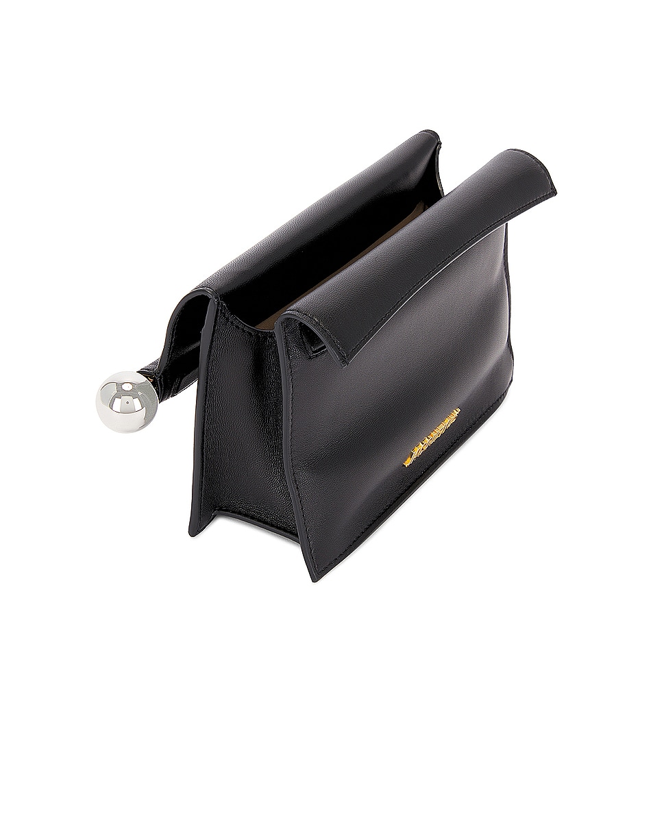 Image 5 of JACQUEMUS La Petite Pochette Rond in Black