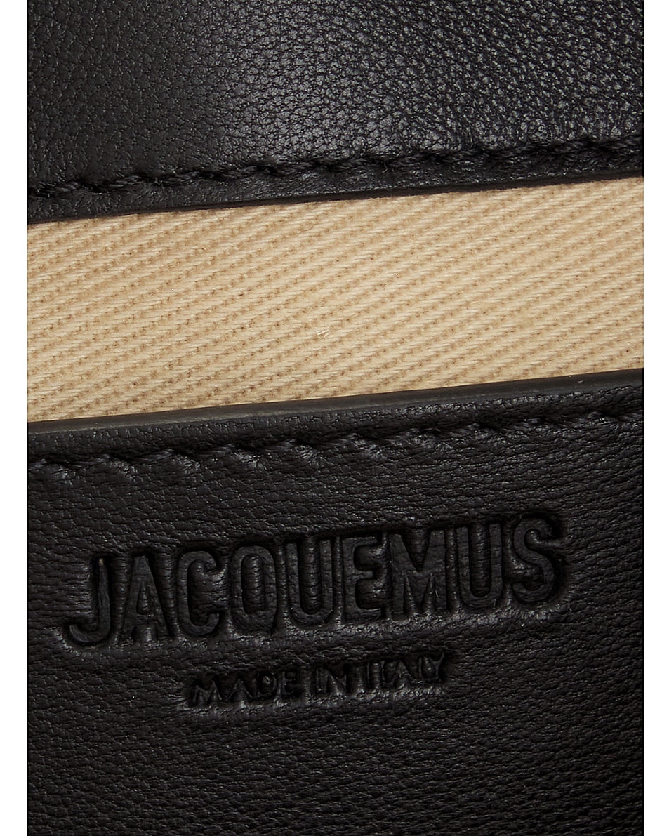 Image 7 of JACQUEMUS La Petite Pochette Rond in Black