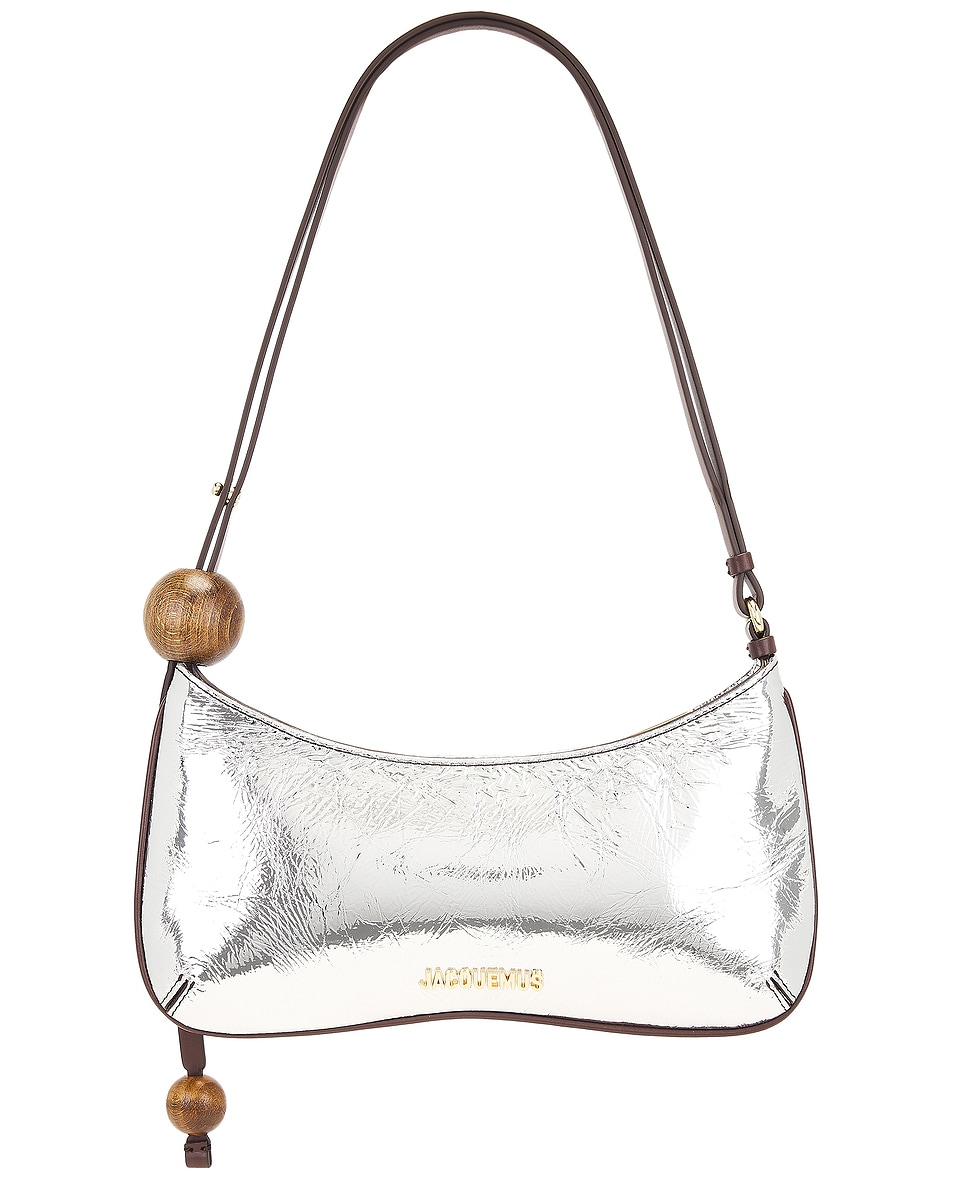 Image 1 of JACQUEMUS Le Bisou Perle Bag in Silver