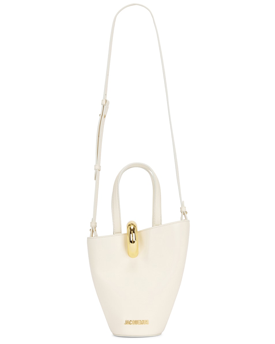 Image 1 of JACQUEMUS Le Petit Bambola Bag in Light Ivory