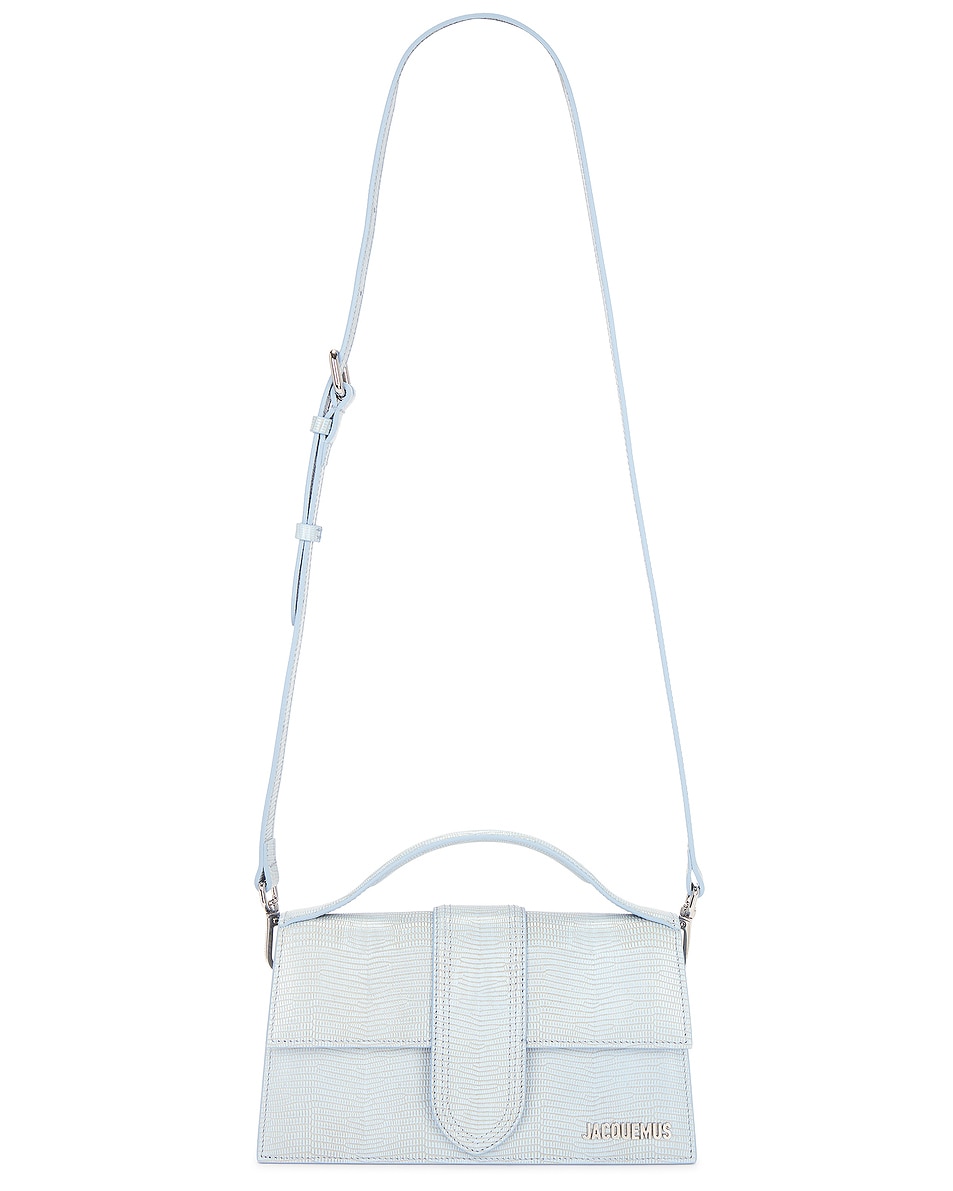 Image 1 of JACQUEMUS Le Grand Bambino Bag in Light Blue