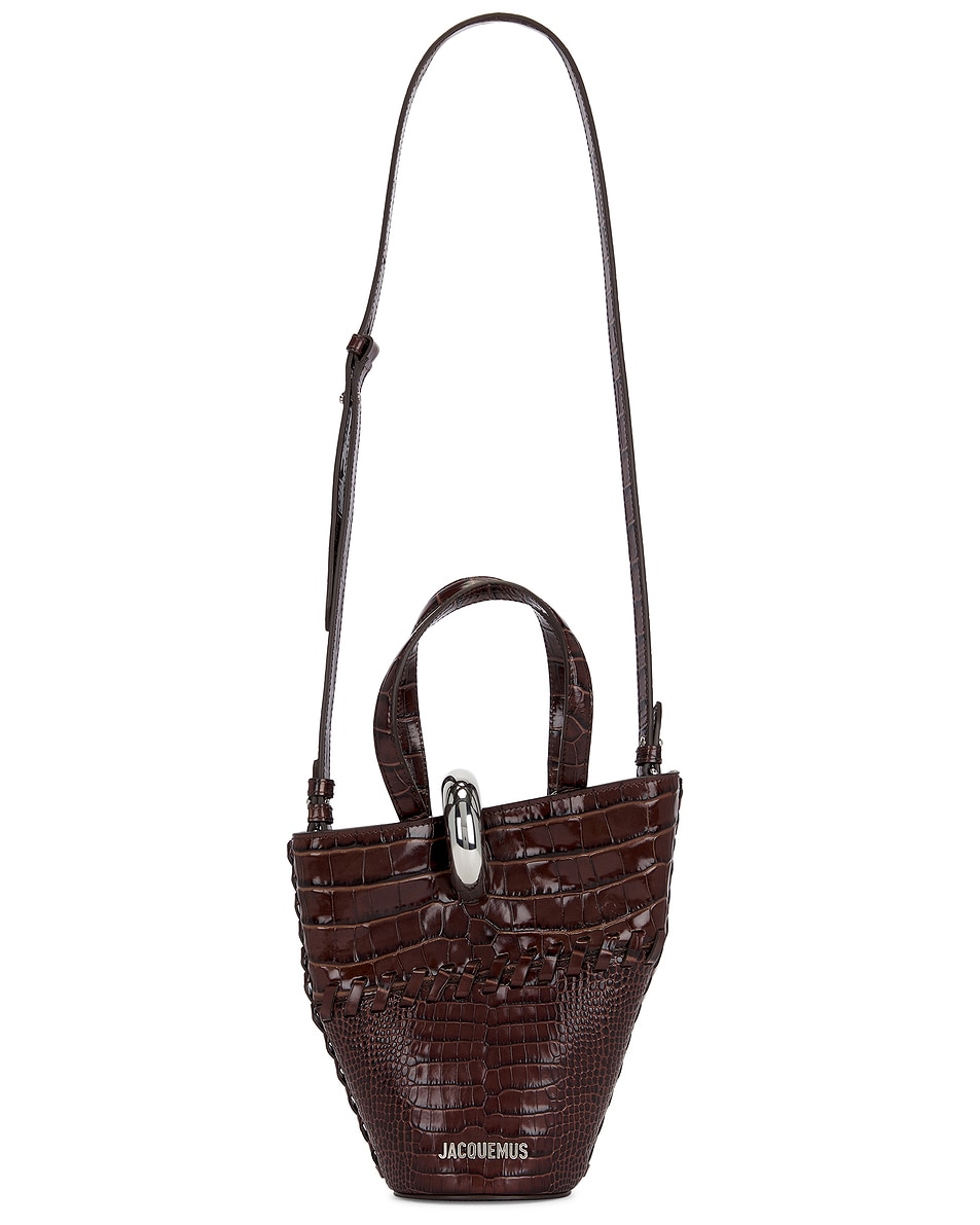 Image 1 of JACQUEMUS Le Petit Bambola in Midnight Brown