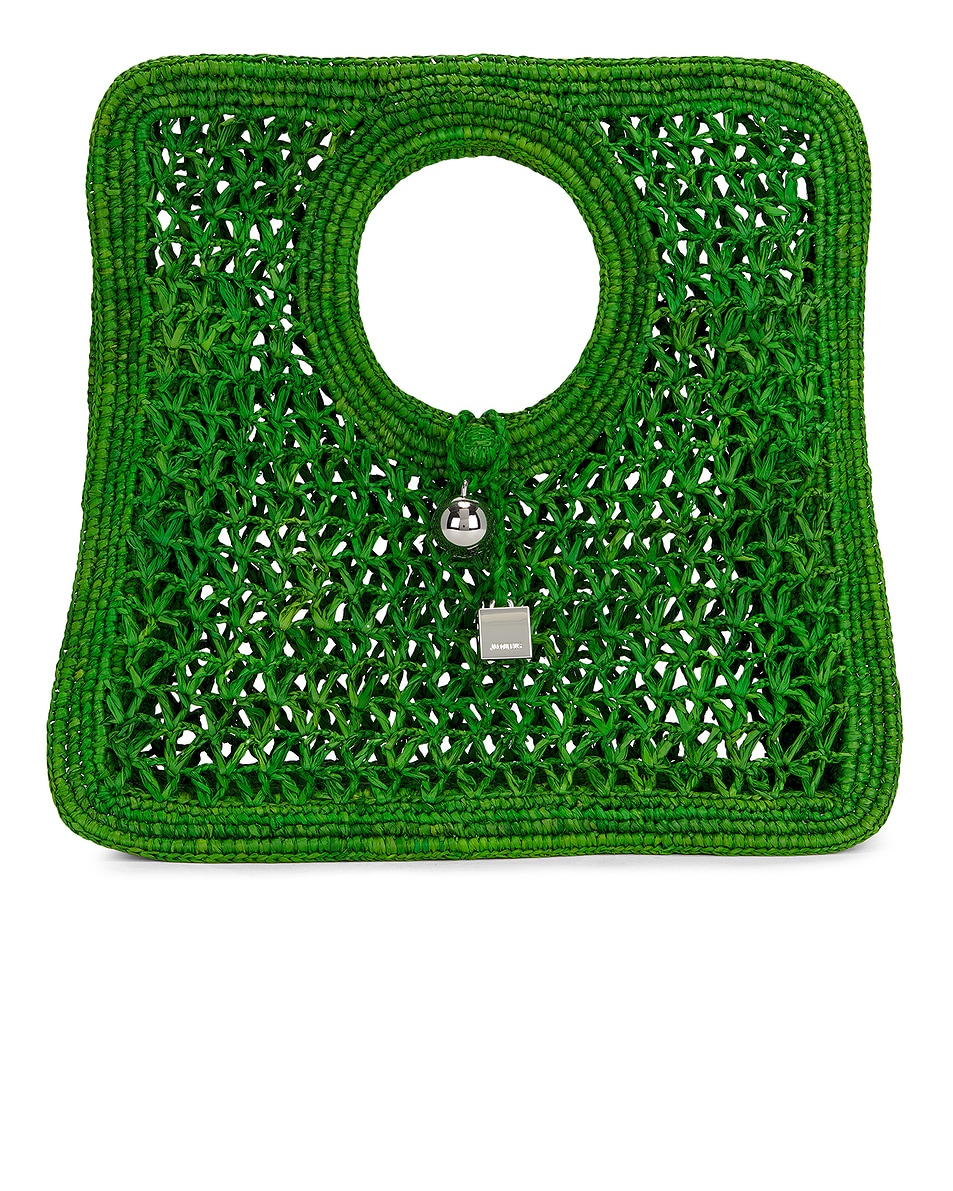 Image 1 of JACQUEMUS Le Petit Carre Spiaggia in Green