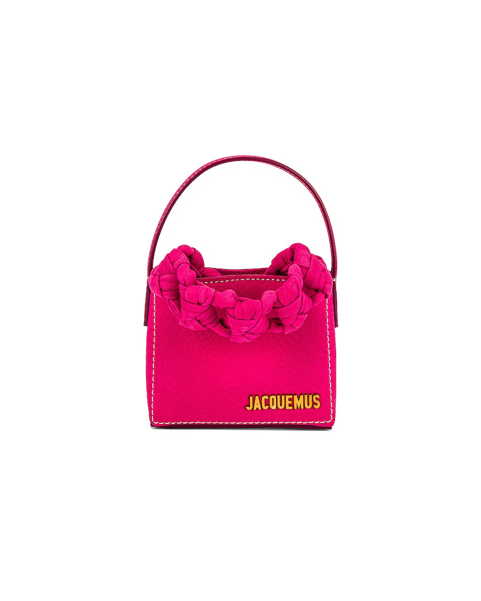 Image 1 of JACQUEMUS Le Petit Sac Noeud Bag in Pink