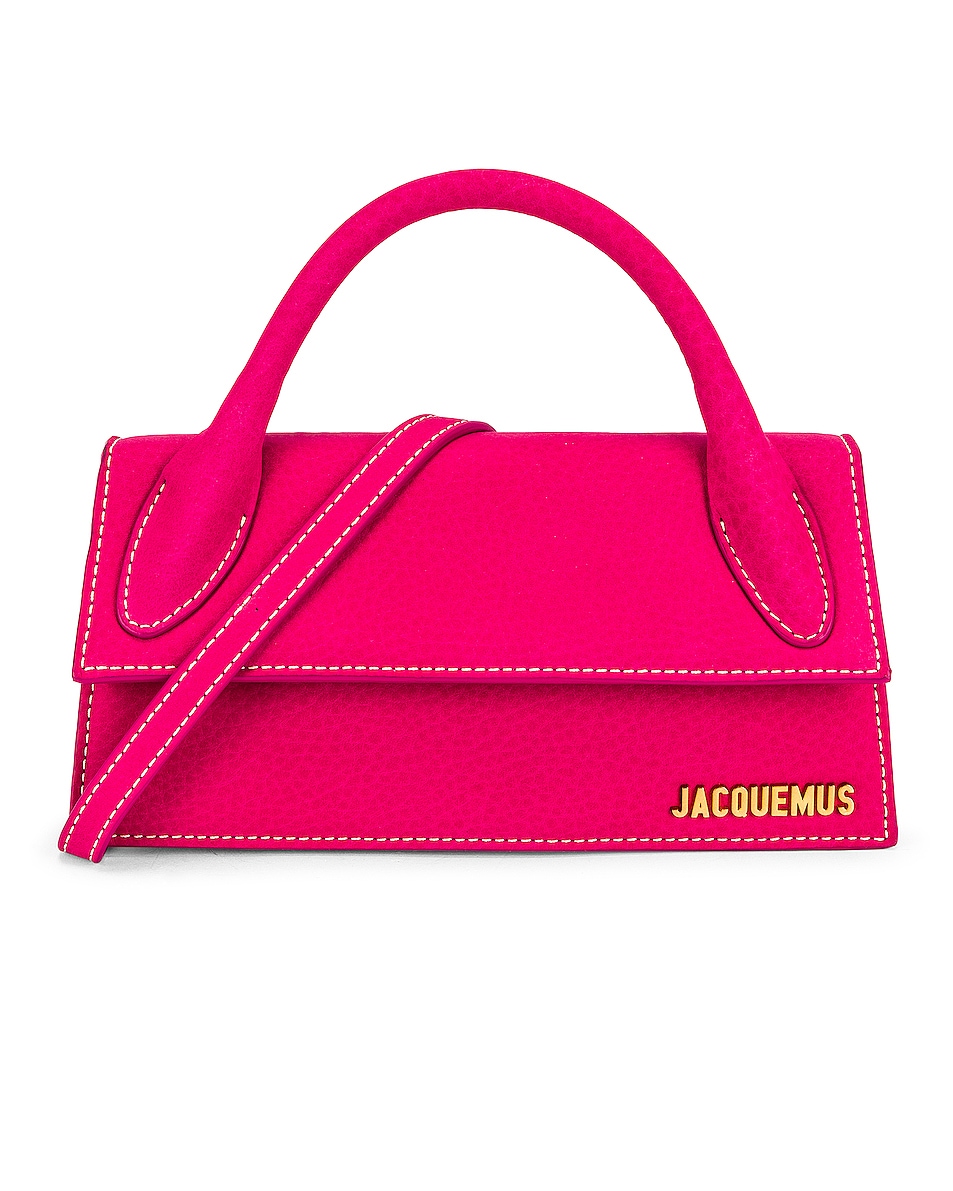 JACQUEMUS Le Chiquito Long Bag in Pink | FWRD