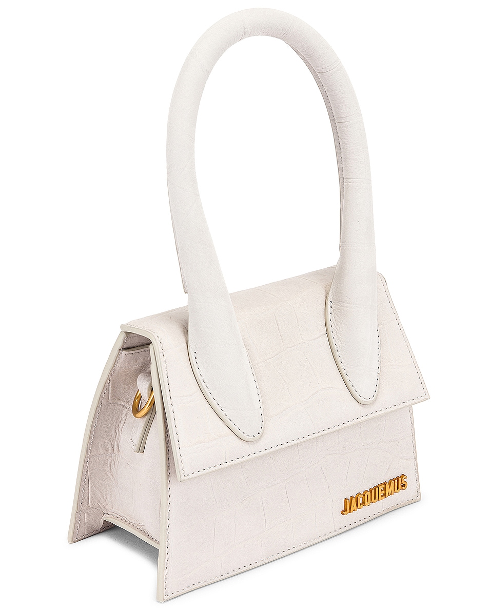 JACQUEMUS Le Chiquito Moyen Bag in White | FWRD